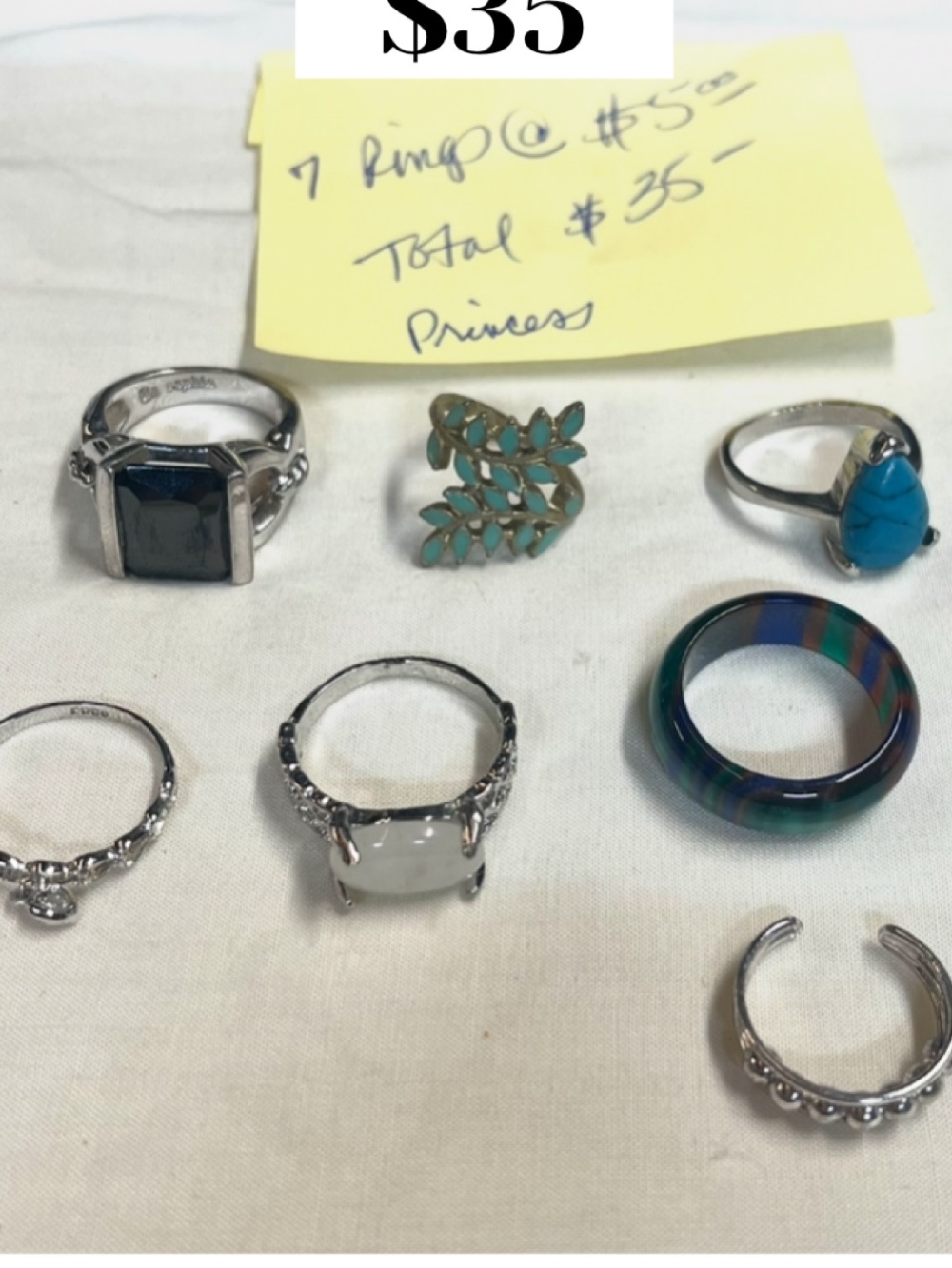 Assorted Women’s Rings Set - for Princessbaby